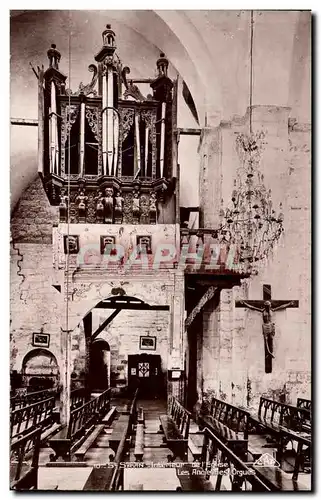 Cartes postales St Savin Interieur de Eglise Les Anciennes Orgues