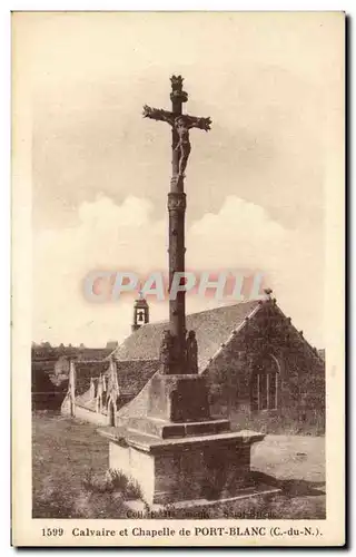 Ansichtskarte AK Calvaire Et Chapelle De Port Blanc