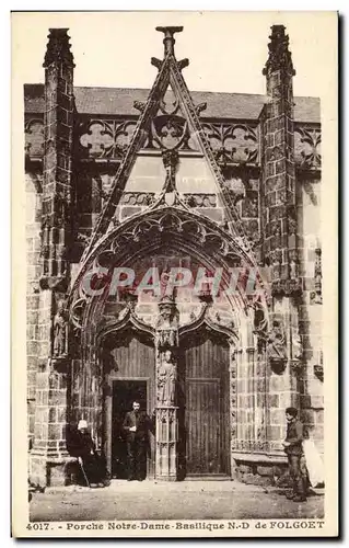 Cartes postales Porche Notre Dame Basilique De Flogoet