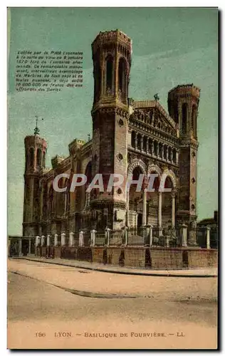 Cartes postales Lyon Basilique De Fourviere