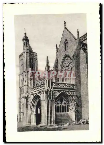 Ansichtskarte AK Dol de Bretagne La cathedrale Le Grand Porche