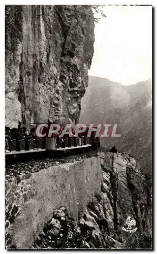 Ansichtskarte AK Les Pyrenees Artouste le Patit Train sur le Chemin du Lac