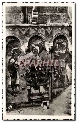 Cartes postales moderne Rocamadour Les Fresques Verutable photo au bromure