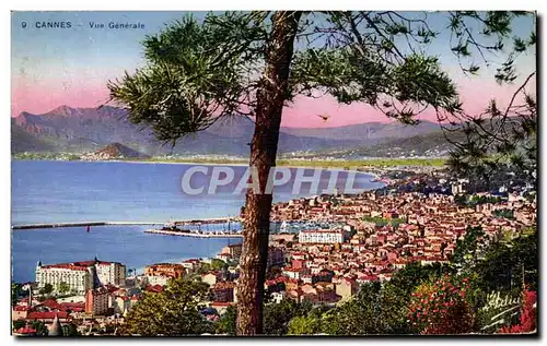 Cartes postales Cannes Vue generale