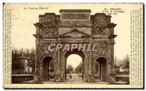 Cartes postales Orange L&#39Arc de Triomphe Face Est