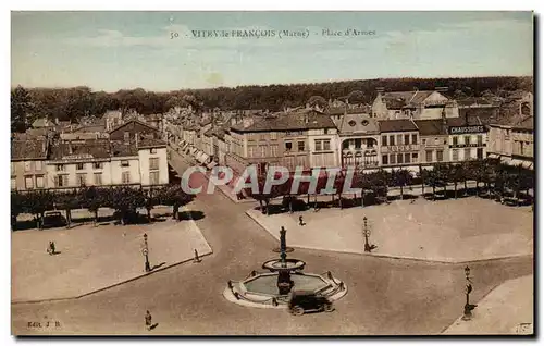 Cartes postales Vitry le Francois Place d&#39Armes