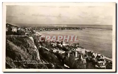 Cartes postales Ste Adresse Vue Generale Sur Le Havre