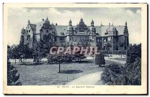 Cartes postales Metz Le quartier General