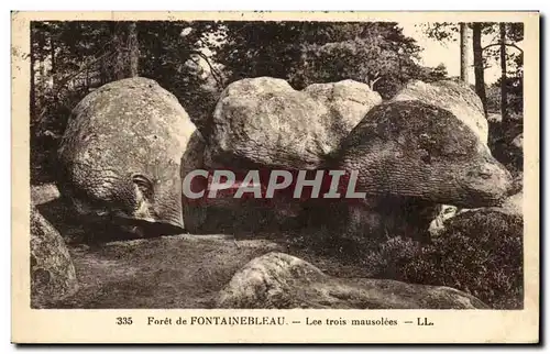 Ansichtskarte AK La Foret Fontainbleau Les Trois Mausolees