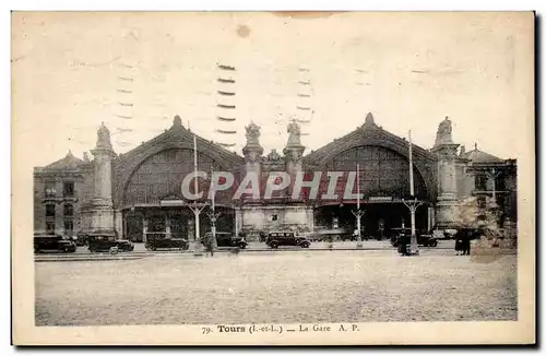 Cartes postales Tours La Gare