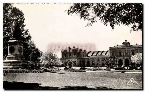 Cartes postales Reims Square Colbert et le Gare