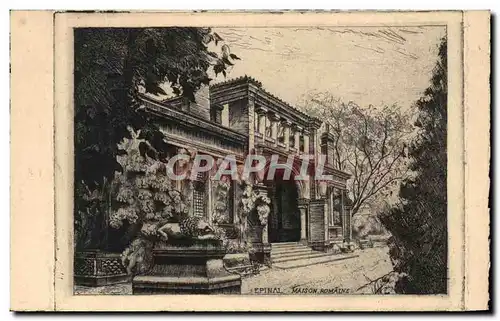 Cartes postales Epinal Maison Romaine Lion