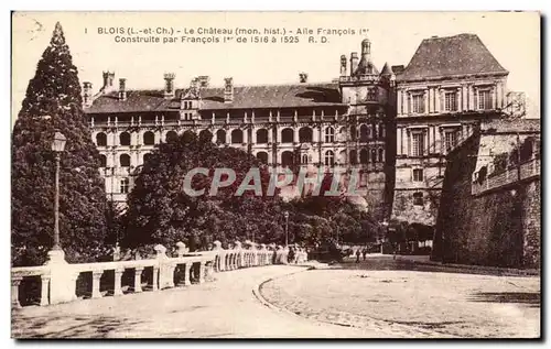 Cartes postales Blois Le Chateau Alle Francois 1er