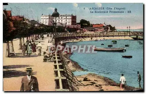 Cartes postales Arcachon Le Boulevard Promenade