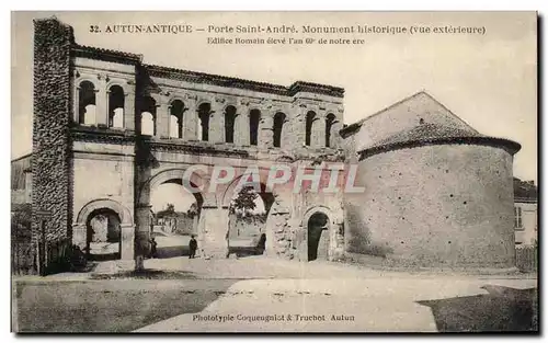 Cartes postales Autun Antique Porte Saint Andre