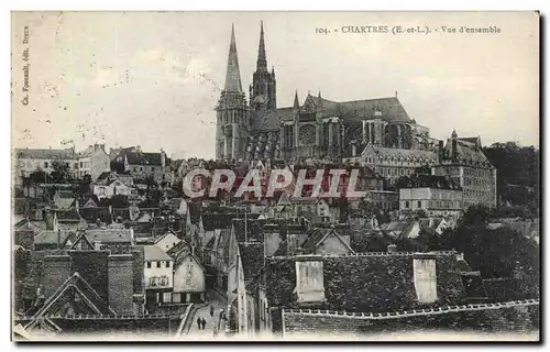 Cartes postales Chartres Vue d&#39ensemble