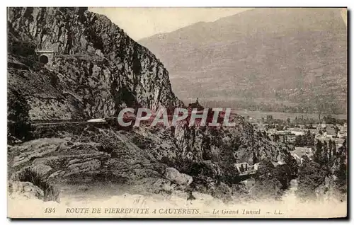 Ansichtskarte AK Route De Pierrefitte A Cauterets Le Grand Tunnel