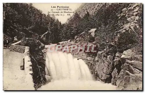 Ansichtskarte AK CAuterets La Cascade de Maubourat