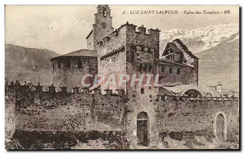 Cartes postales Luz Saint Sauveur Eglise des Templiers