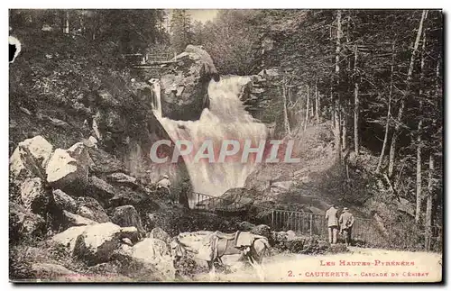 Cartes postales Les Hautes Pyrenees Cauterets Cascade du Ceriset