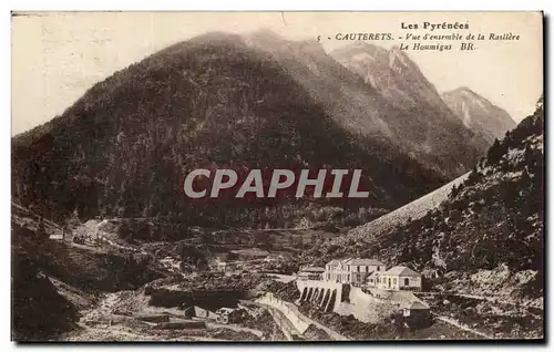 Ansichtskarte AK Les Pyrenees Cauterets Vue d&#39ensemble de la Raillere Le Houmigas