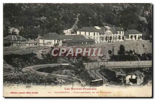 Cartes postales Les Pyrenees Cauterets Etablissement de la Raillere