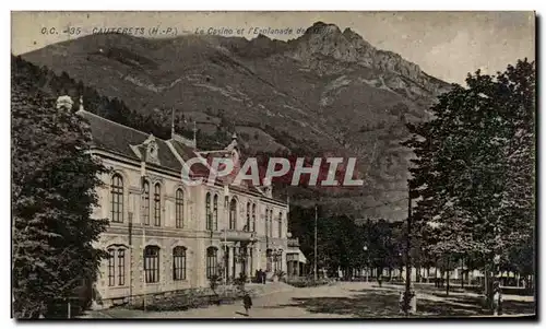 Cartes postales Cauterets Le Casino et l&#39Esplanade de Oeufs