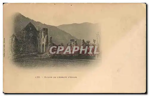 Cartes postales Ruines de l&#39Abbaye d&#39Aulps