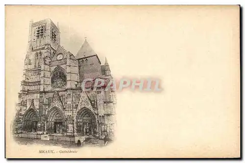 Cartes postales Meaux Cathedrale