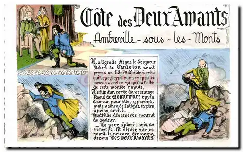 Cartes postales moderne Cote des Deur Amants Amfreville sous les Monts