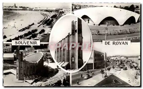 Cartes postales moderne Souvenir De Royan Le marche La nouvelle eglise