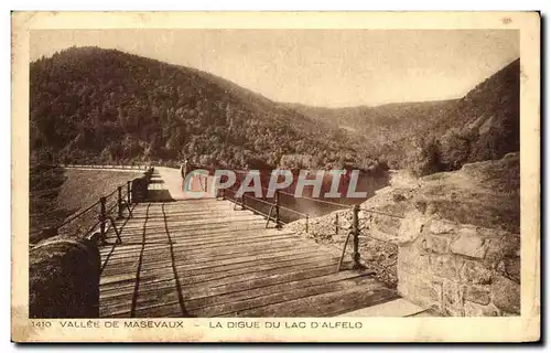 Cartes postales Vallee De Masevaux La Digue Du Lac D&#39Alfeld