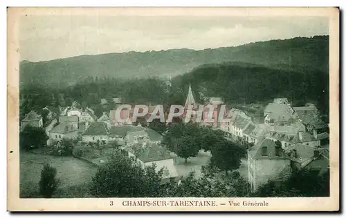 Cartes postales Champs Sur Tarentaine Vue Generale