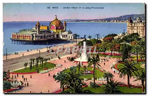 Cartes postales Nice Jardin Albert 1er Et Jetee Promenade