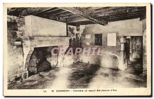 Cartes postales Domremy Chambre Qu Naquit Ste Jeanne d'Arc