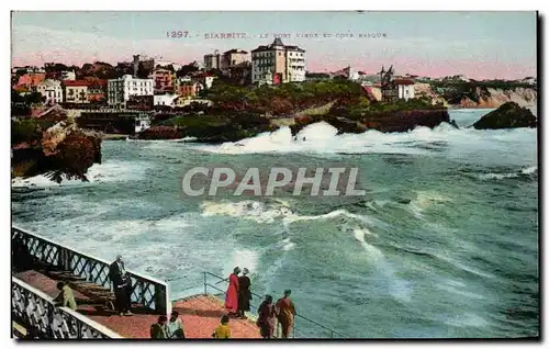 Cartes postales Biarritz Le Port Vieux et la cote basque