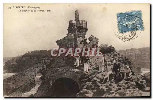 Cartes postales Biarritz Le Rocher De La Vierge