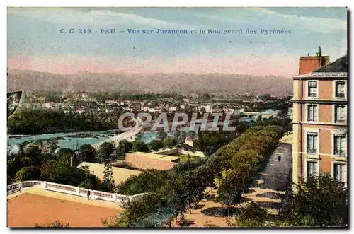 Ansichtskarte AK Pau Vue Sur Jurancon Et Le Boulevard Des Pyrenees