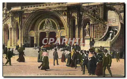 Cartes postales Lourdes Le Portail Du Rosaire