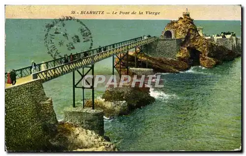 Cartes postales Biarritz Le Pont de la Vierege