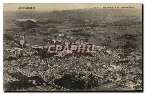 Cartes postales Les Pyrenees Lourdes Vue Panoramique