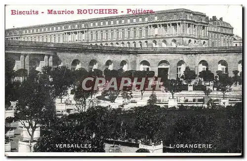 Cartes postales Biscuits Maurice Rouchier Poitiers Versailles L&#39orangerie