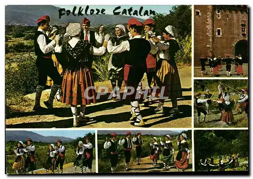 Cartes postales moderne Folklore Catalan La Sardana