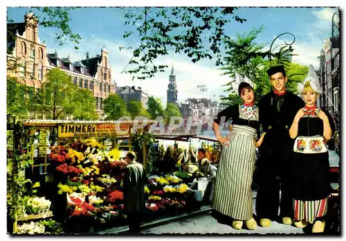 Cartes postales moderne Amsterdam Bloemenmarkt met Muntroies