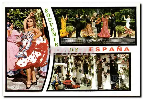 Cartes postales moderne Espana Tipica Danse Folklore