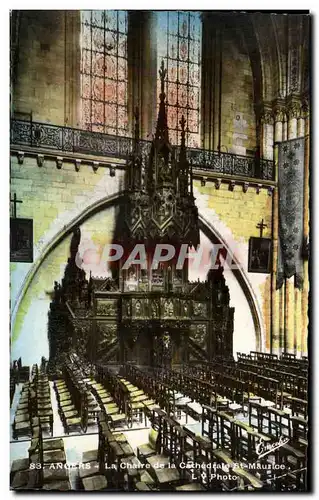 Cartes postales Angers La Chaire de la Cathedrale St Maurice