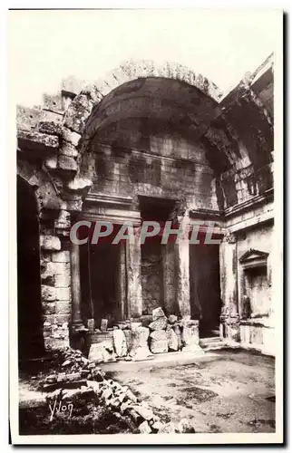 Ansichtskarte AK Nimes Jardin de la Fontaine L&#39Interieur du Temple de Diane