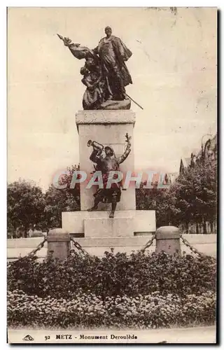 Ansichtskarte AK Metz Monument Deroulede