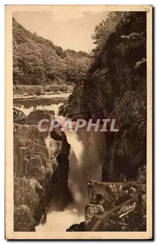 Cartes postales La Correze Touristique Bort Les Orgues Le Saul De La Saule