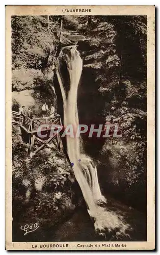 Ansichtskarte AK L&#39Auvergne La Bourboule Cascade Du Plat A Barbe